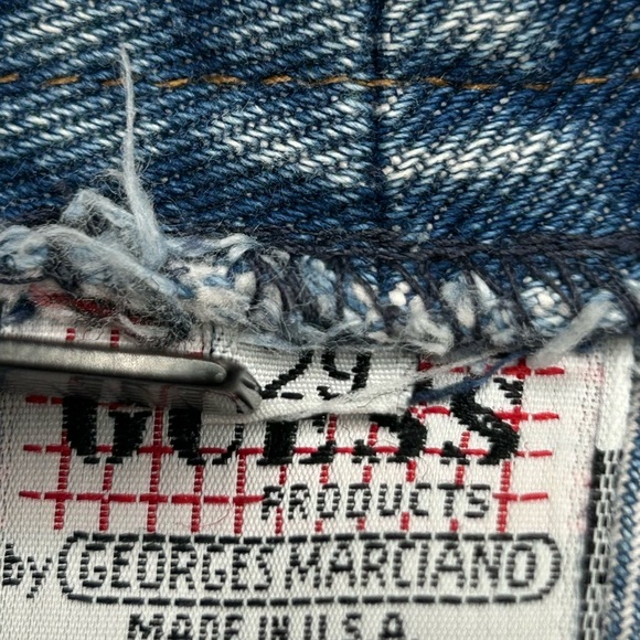 Vintage Guess by Georges Marciano Jeans Womens 29 Size 25x25 Light Wash USA 90s - Picture 15 of 16